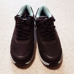 Black and Light Blue Men's Sneakers